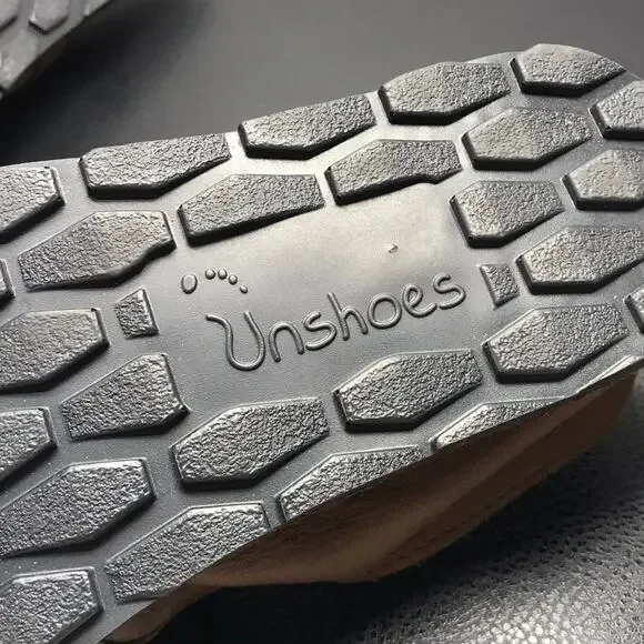 Unshoes Vida Soft Leather Brown Barefoot Style Slip On Shoes M 10 W 11 Unisex - Picture 2 of 16